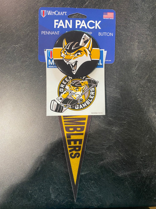 Fan Pack - Mini Pennant / Decal / Button