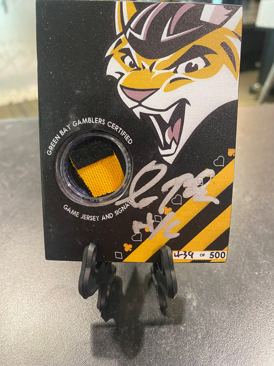 Autographed Jersey Placard - Single