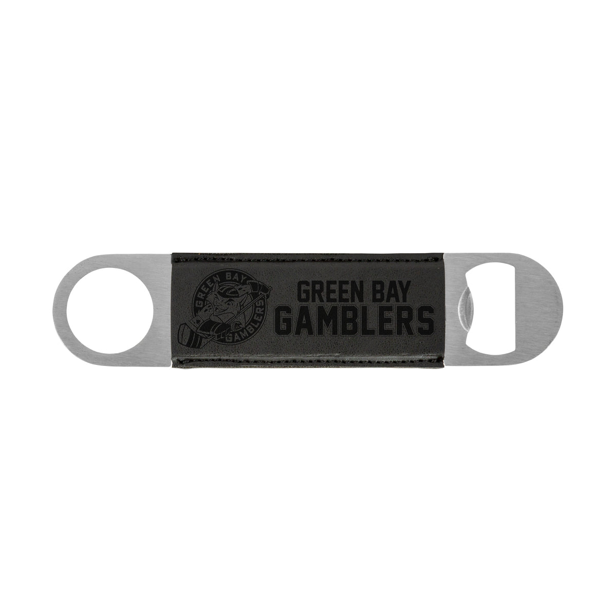 Black Laser Engraved Bar Blade