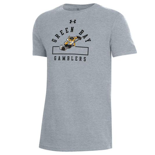 Youth UA Heather Performance T
