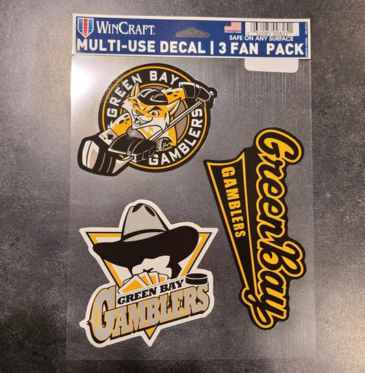 3 Fan Pack Decals