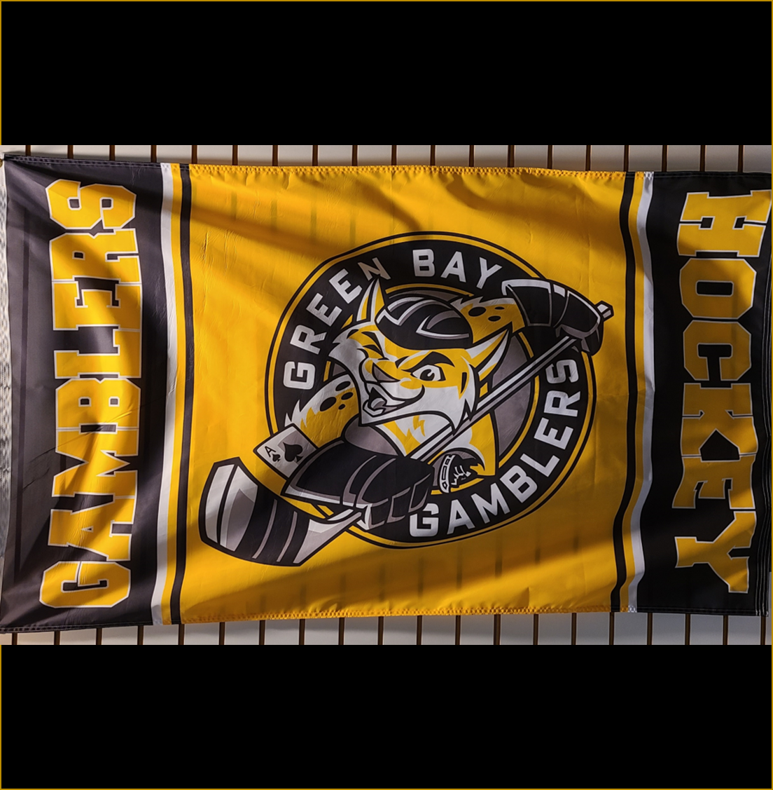 Gold Logo Flag