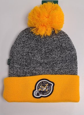 Marbled Black / Gold Knit