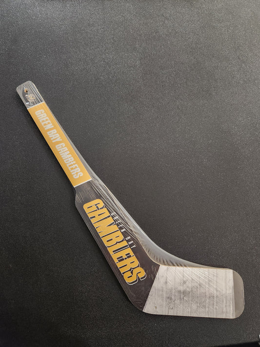 Wood Goalie Stick Sign - 8x24