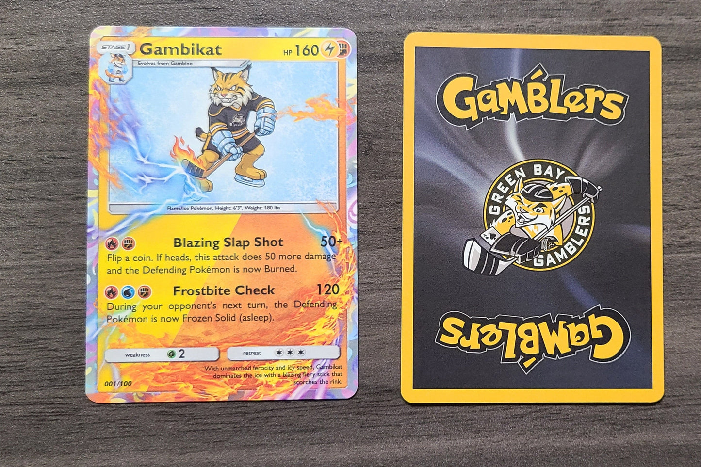 Gambikat Pokemon Card