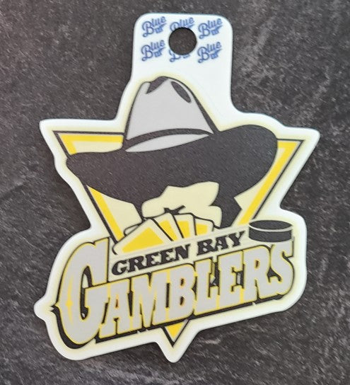 Jr Incoming Sticker JR Cowboy Mascot Sticker – Green Bay Gamblers Hockey